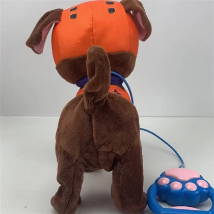 Electric Walking Dog Plush Toy Chocolate